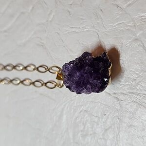 Amethyst gem pendant